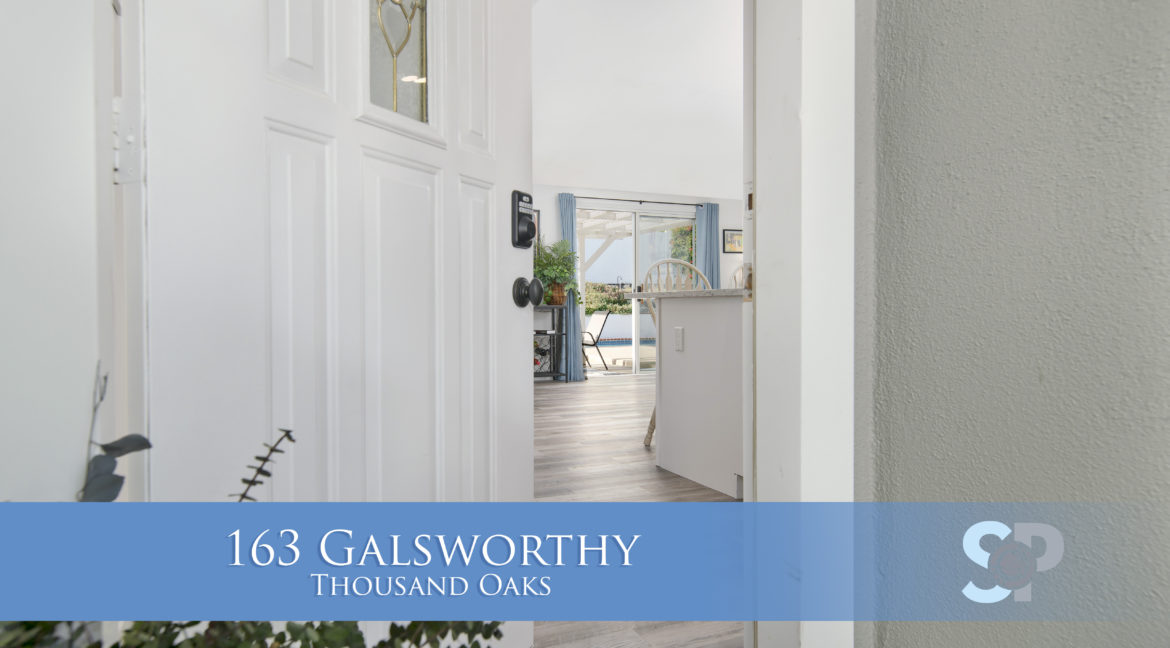 163 Galsworthy Street Thousand Oaks - Front Door Entry Open Door
