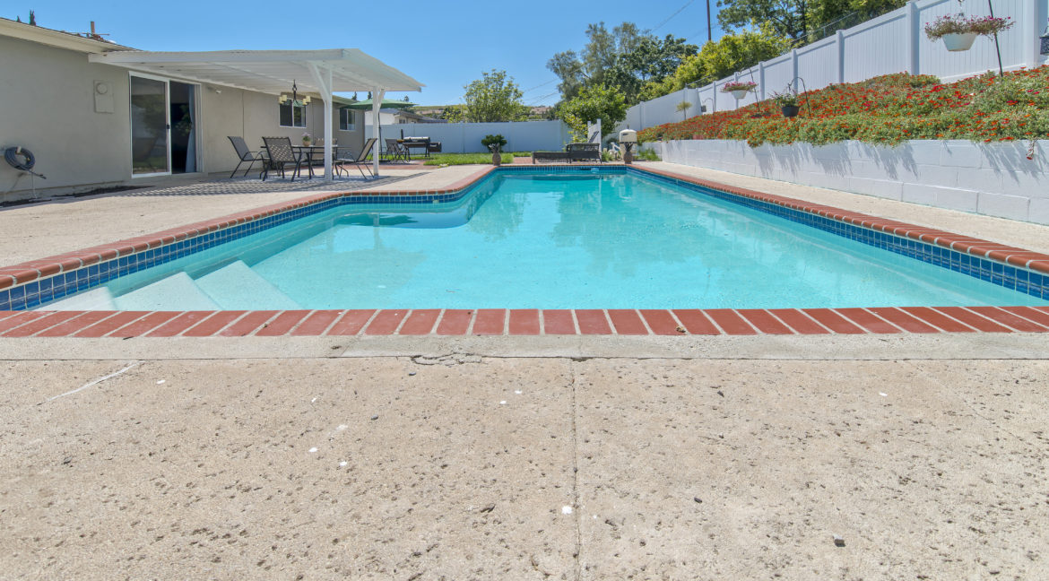 163 Galsworthy Street Thousand Oaks - Backyard Lap Pool and Amenities