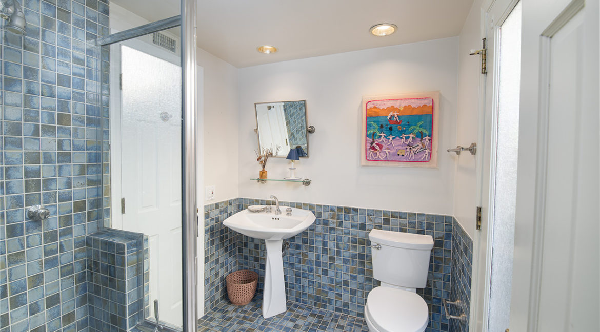 First floor full bathroom with shower