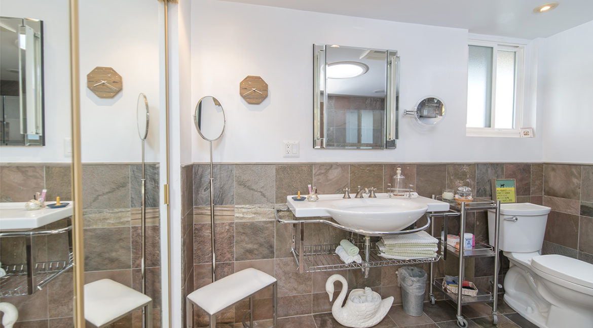 Bathroom entry